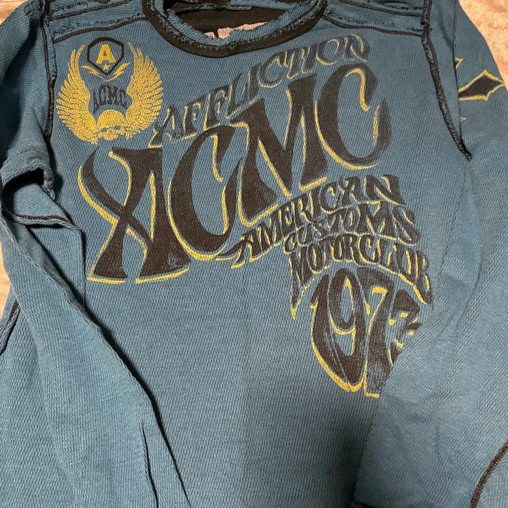 Affliction Shirts 2XL-(2 shirts)